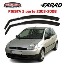 DEFLETTORI FORD FIESTA (2003 AL 2008) 3 PORTE FARAD SET 2 ANTIVENTO FUME' 12421