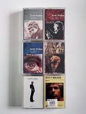 SCOTT WALKER Six Original Cassette Tapes collection. VG+ Collector's items!
