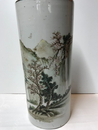 Antico vaso cilindrico cinese - antico,