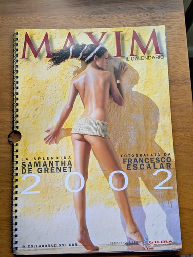 Raro maxim calendario 2002 - raro,