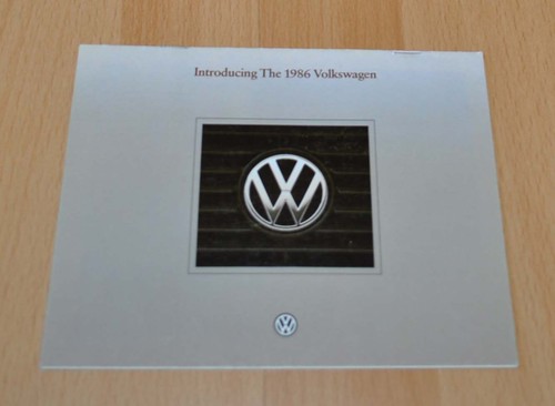 Brochure volkswagen model - brochure,