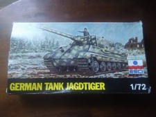 Modellino Kit Carro Armato Tank Jagdtiger Esci 8014 Vintage 1:72
