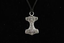COLLANA CIONDOLO METALLO MARTELLO DI THOR Mjolnir PENTACOLO C050