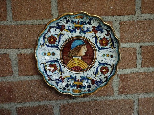 Piatto decorativo ceramica