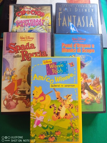 Lotto vhs walt - vhs, disney