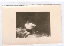 13792. Fotografia vintage donna femme sexy gambe aa '50 italia - 9x6