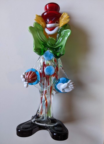 Statuina pagliaccio giocoliere - statuina,
