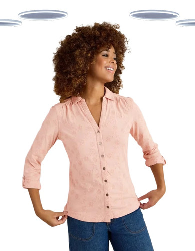 Maglia donna broderie rosa - maglia, ex