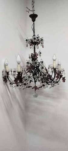 Lampadario antico bronzo e - in,