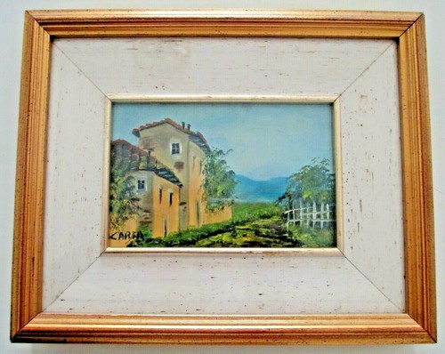 Quadro olio 10x15 pittore