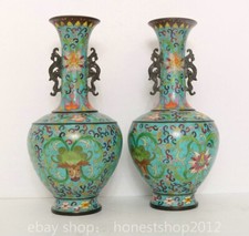 Coppia bottiglia vaso orecchio