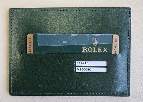 Rolex air king 114210 carta - rolex,