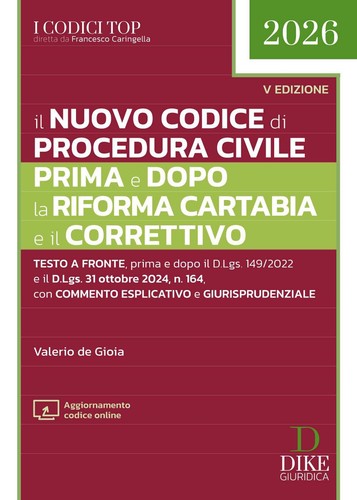 Nuovo codice procedura - il, di