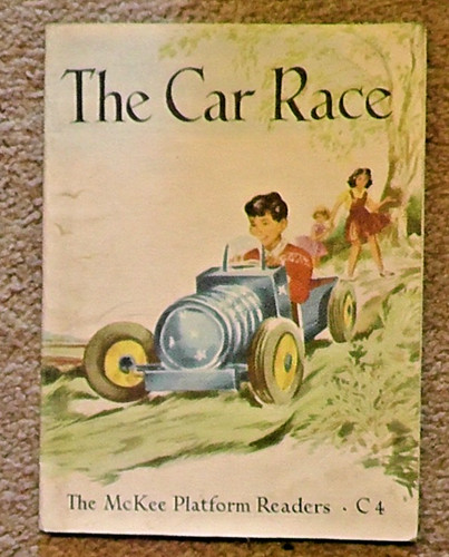 Vintage the car race storybook - the,