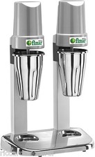 FRULLATORE FRAPPE' 2 BICCHIERI ACCIAIO INOX PROFESSIONALE BAR CHIOSCO ELETTRICO