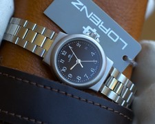 Orologio Lorenz NOS quarzo donna vintage con cartellino acciaio