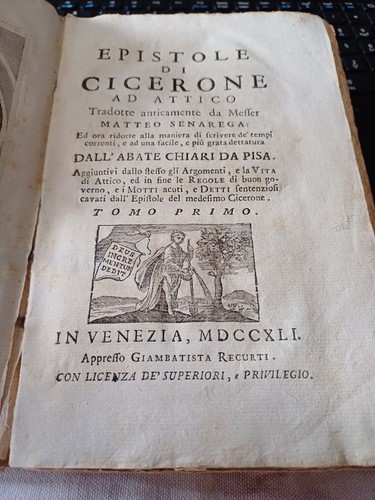 Libro antico epistole - libro,