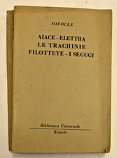 Sofocle aiace elettra - aiace, le
