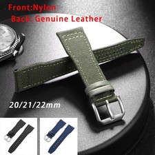 Cinturino orologio pelle tela