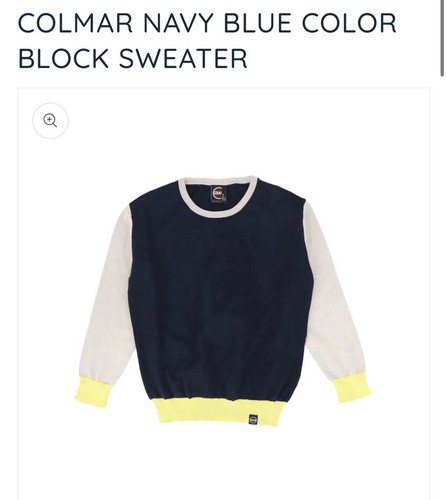 Maglione colmar ragazzo blu - maglione,