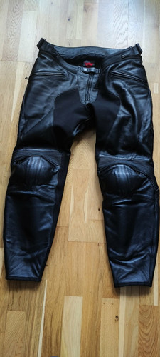 Pantaloni moto pelle uomo
