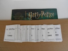SUPERMERCATO CONAD- HARRY POTTER - SERIE COMPLETA  DI 128 FIGURINE 2022 NO ALBUM