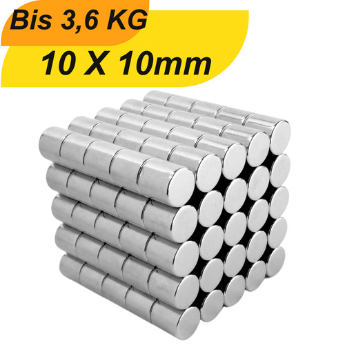 Magnete neodimio 10 mm - al,