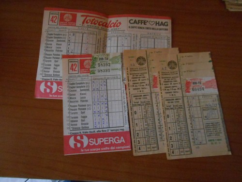 Schedina totocalcio concorso - schedina,