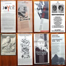 Dino Gavina Simongavina Centro Duchamp 8 manifesti grande raccolta introvabili