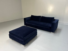 Divano e pouf 3 posti Ligne