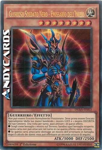 Glorioso soldato nero - nero,