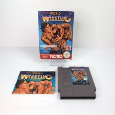 Tecmo World Wrestling Nintendo NES Mattel PAL A Manuale - Testato