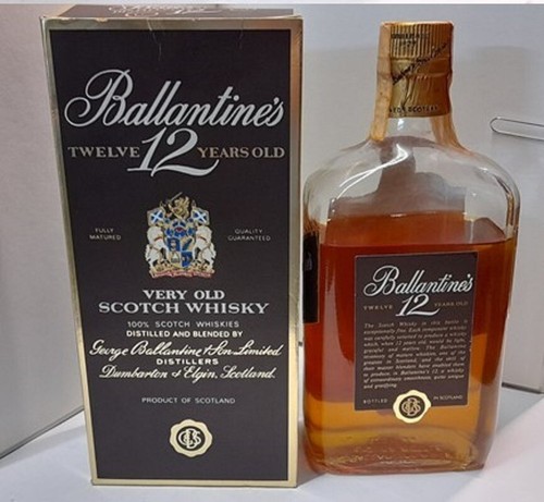 Bottiglia ballantine 12yo - bottiglia, ballantine's