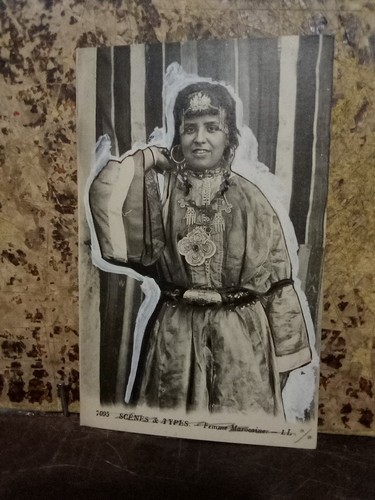 Cartolina anni ragazza - cartolina,