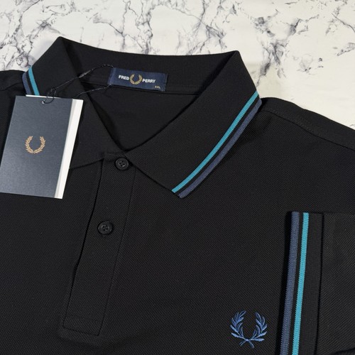 Polo uomo fred perry nera - perry,