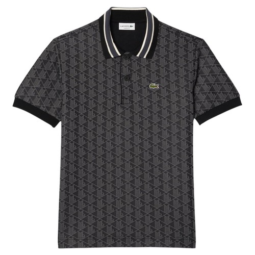 Polo lacoste monogram jacquard - lacoste,