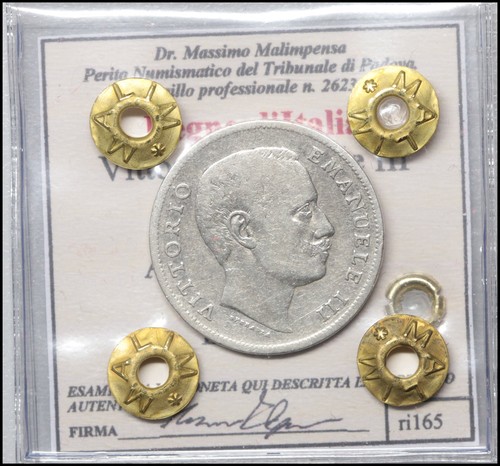 Regno italia lira 1907 - d'italia, 1