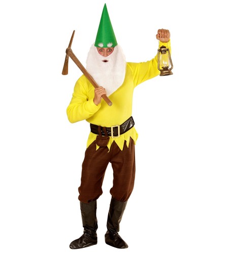 Costume gnomo giallo - costume,