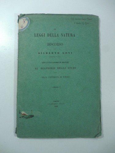 Gilberto govi leggi della - leggi,