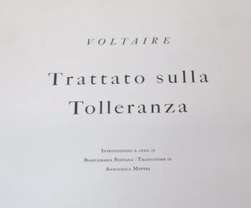 Voltaire trattato tallone - voltaire,