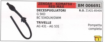 Pompa miscela benzina zenoah - pompa,