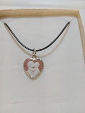 Ciondolo Cammeo Donna Con Bambino Cornice Arg.925