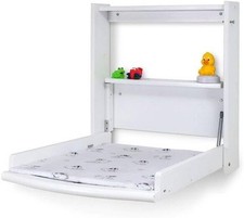 Babytrold - Fasciatoio da parete incl. materasso bianco