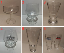 Bicchieri vintage di alcolici