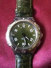 Orologio da polso SWATCH Scuba Irony CAMOUFLAGE (YDS107)-Pelle/Perfette condizioni!