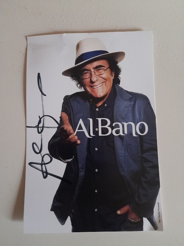 Autografo originale bano - autografo, di