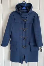 Cappotto donna blu borsone