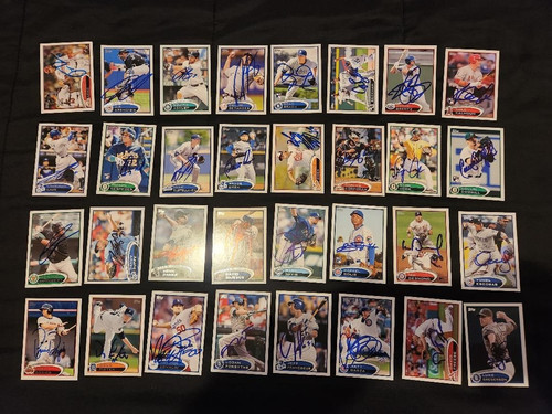 Signed 2012 topps baseball - topps,