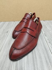 MOCASSINI LOUIS VUITTON - PELLE GRANA BORDEAUX - UK 8 - OTTIME CONDIZIONI