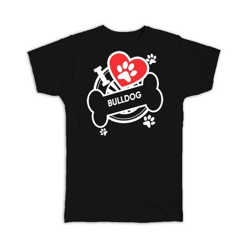 Bulldog maglietta regalo cane - bulldog:,